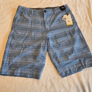 Rip Curl Men's Pier Bowl Boardwalk Hybrid Shorts - Blue Stripe, Size 32